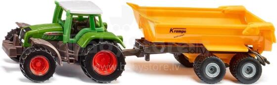 SIKU S1605 Fendt traktors ar Krampe pašizgāzēju
