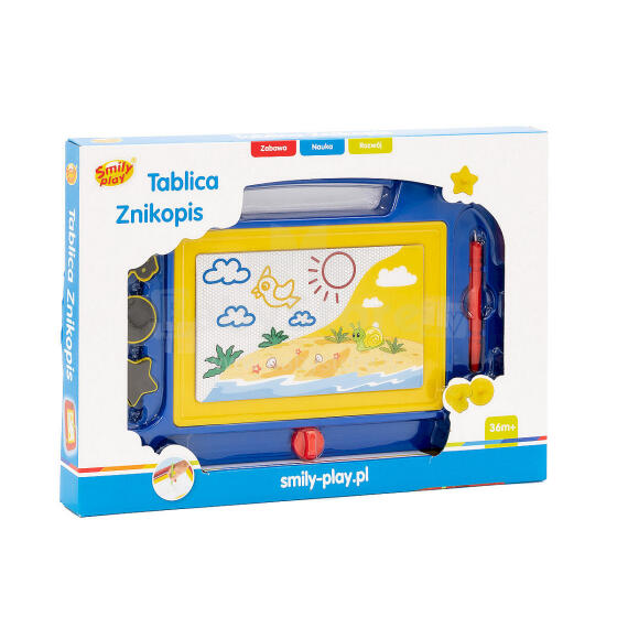 SMILY PLAY SP83442 Zils dzēšgumijas dēlis