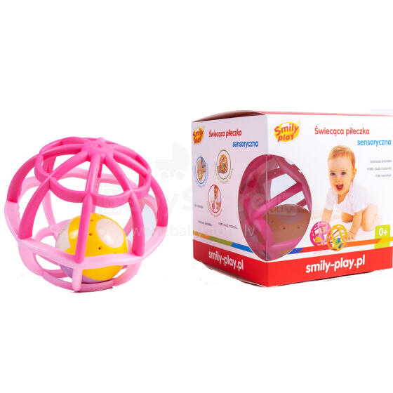 SMILY PLAY SP83659 Graboša kvēlojoša bumba