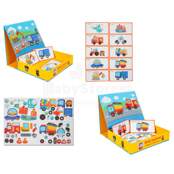 SMILY PLAY SP84506 Magnetic puzzle vehicles