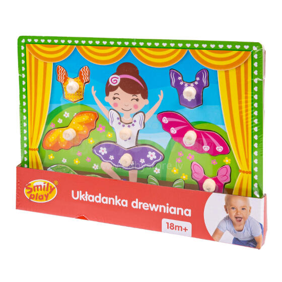 SMILY PLAY SPW83615 Koka baleta puzle