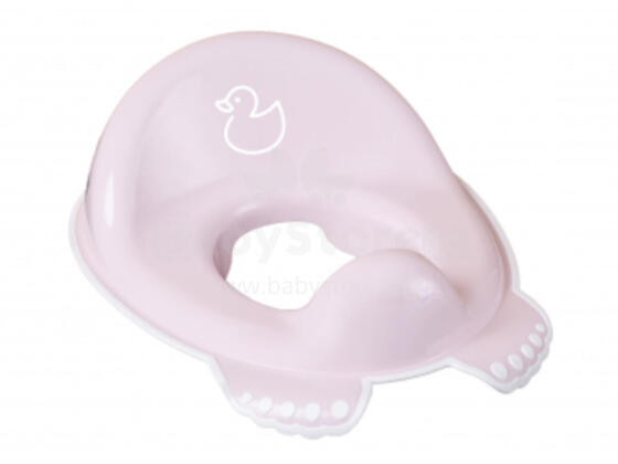 TEGA DK-002-130 Anti-slip toilet seat cover DUCK light pink