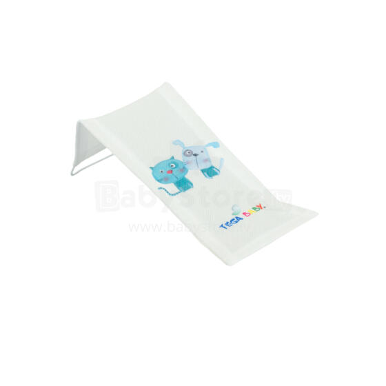 TEGA PK-026-102 Bath lounger with the image of a DOG AND CAT, yellow