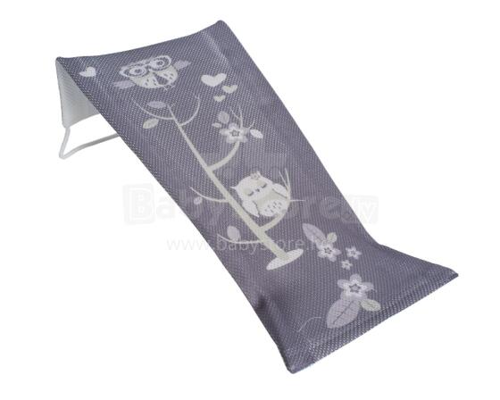 TEGA SO-026-106 Bath lounger with the image of an Owl, gray