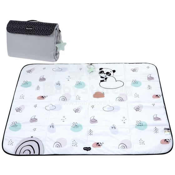 TINY LOVE TL12086000 Rotaļu paklājiņš/ceļojuma paklājiņš XL DECOR melns/balts
