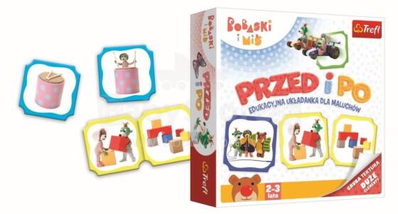 TREFL 02062 Игра до и после Бабаски и плюшевого медведя