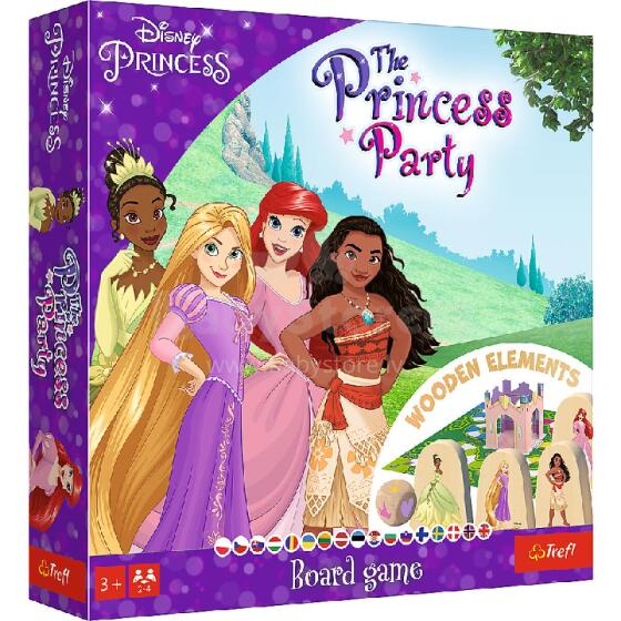TREFL 02434 Disney The Princess Party Board Game