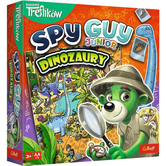TREFL 02652 Spy Guy Junior Game Dinosaurs Trefliki