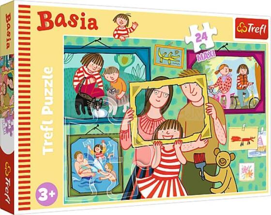 TREFL 14347 Puzle 24 MAXI Basia un viņas diena