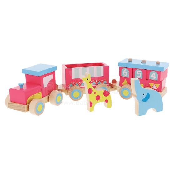 TREFL 61342 Wooden toy Wagons from Africa