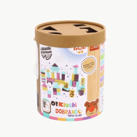 TREFL 61510 Oh! Goodnight Trefliki blocks for the night - Babaski and Teddy Bear