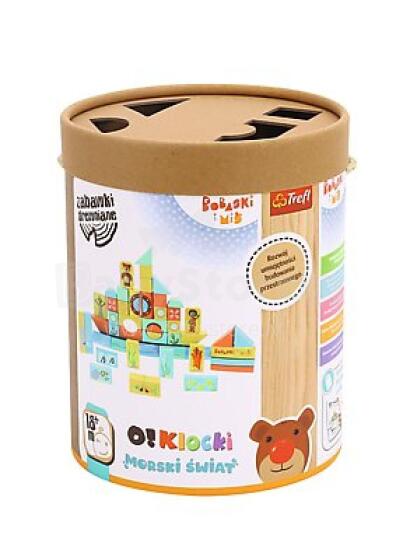 TREFL 61512 Oh! Sea World Blocks - Babaski and Teddy Bear