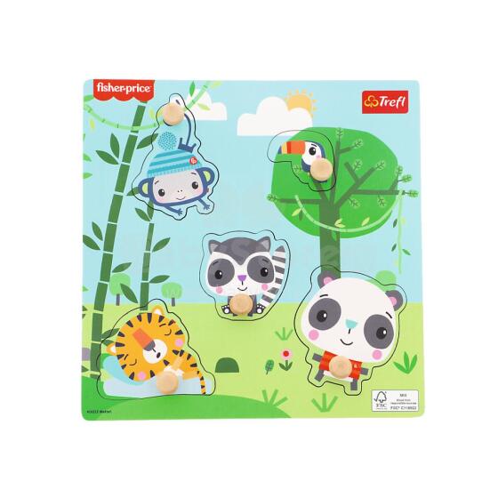 TREFL 61618 Fisher Price džungļu mini puzle