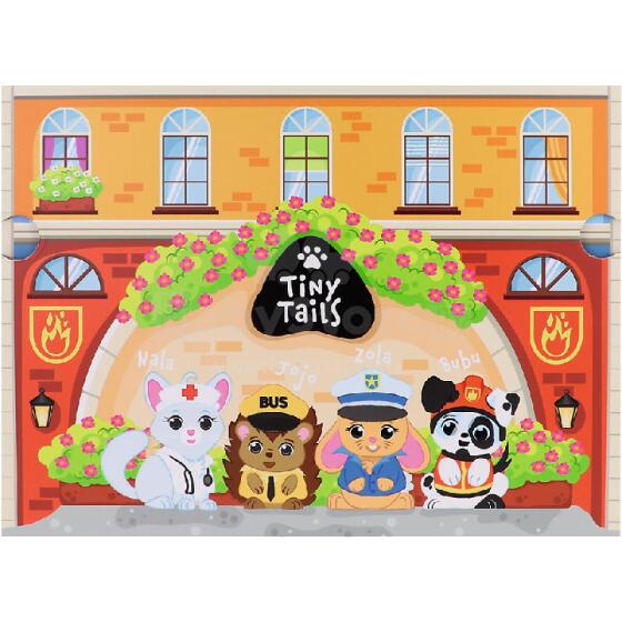 TREFL 61816 Деревянная игрушка Магнитная коробка - City Tiny Tails