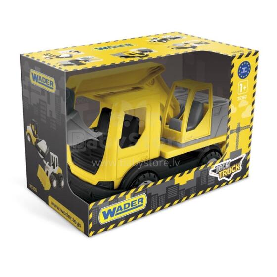 WADER 35366 Tech Truck excavator in a box