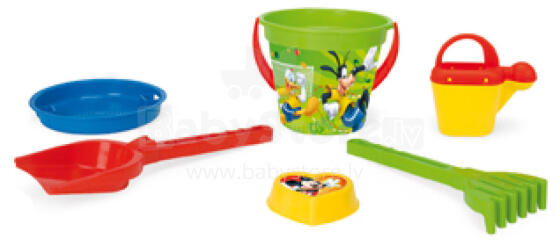 WADER 77237 Smilšu komplekts liels 6 gab. MICKEY
