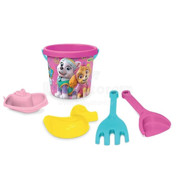 WADER 81552 Paw Patrol smilšu komplekts 5 gab. rozā mazs