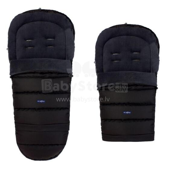WOMAR S20+iGROW Stroller Sleeping Bag Plush Black