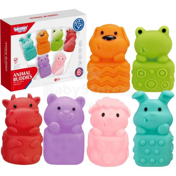 WOOPIE 47498 Sensory Animals Soft Set of 6