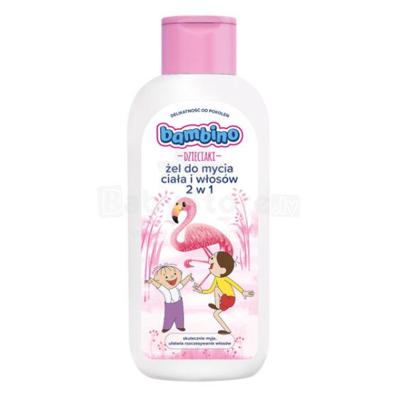 BAMBINO 83671 2в1 гель для мытья тела и волос 400мл