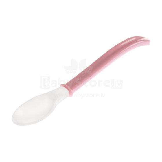 CANPOL 21/488 Flexible spoon with long handle pink