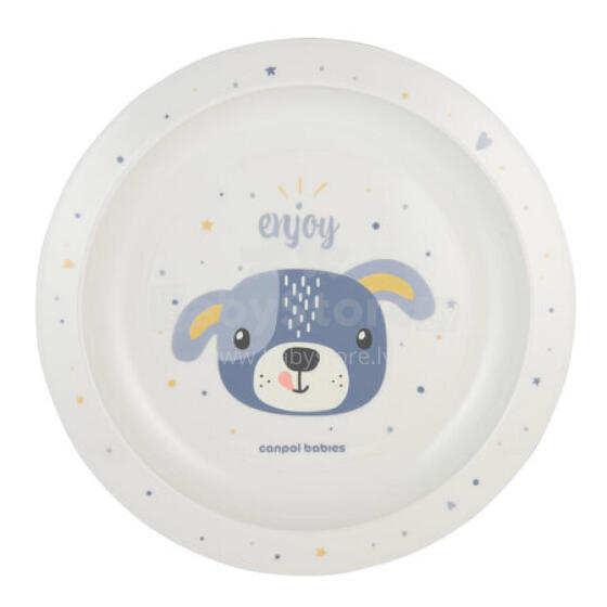 CANPOL 4/411 Plastmasas plāksne Cute Animals blue blue2