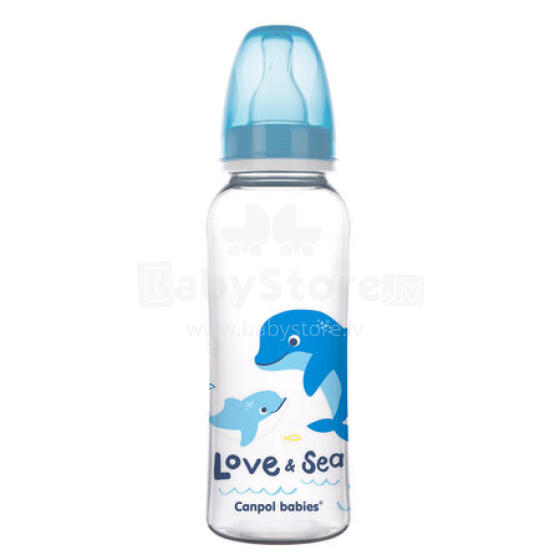 CANPOL 59/400 Тонкий флакон 250 мл PP LOVE&amp;SEA синий