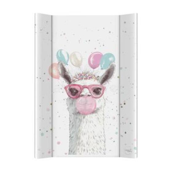 CEBA 102-000-782 Soft profiled changing mat short 50x70 Basic Crazy Llama