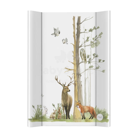 CEBA 216-000-724 Жесткий коврик для пеленания короткий 50x70 Basic Woodland