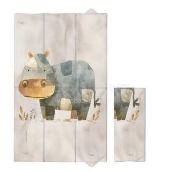 CEBA 307-000-780 Складной матрасик для пеленания большой 50x80 Basic Cosy Hippo