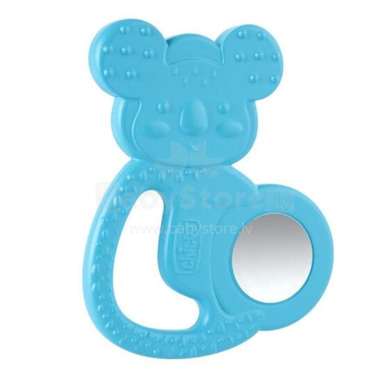 CHICCO 00028150200000 Прорезыватель для зубов Koala из нержавеющей стали для мальчиков 4 мес.