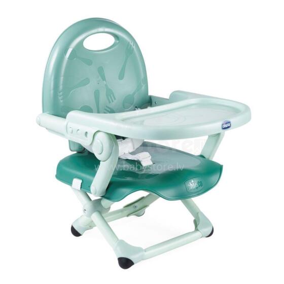 CHICCO 07079340760000 POCKET SNACK SAGE augstais krēsls