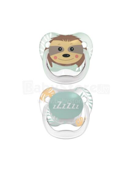 Dr. Browns PV22014 PreVent Butterfly Pacifier 6-12m Animal Collection Pink 2 Pack