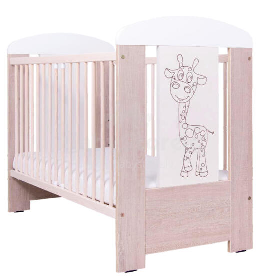 Кровать DREWEX GIRAFFE дуб сантана 120x60 см