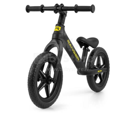 MILLY MALLY 5704 Līdzsvara velosipēds RANGER zibspuldze, melna