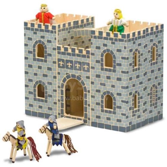 Melissa&Doug Fold Go Castle Art.13702  Spēļu pīls