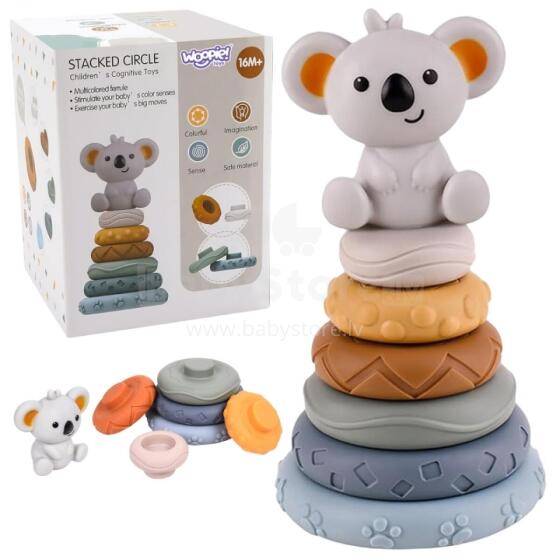 WOOPIE 51749 Koala 2in1 zobu piramīdas komplekts