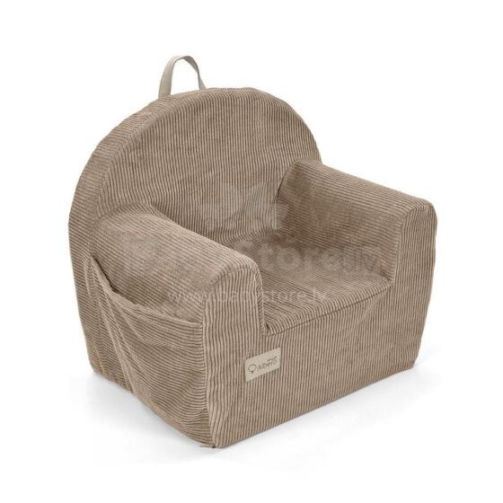 ALBERO MIO Foam armchair corduroy beige