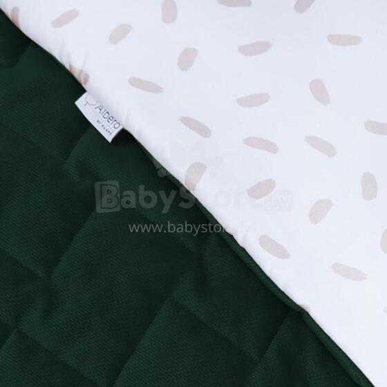 ALBERO MIO Blanket boho green V109 with pillow SALE