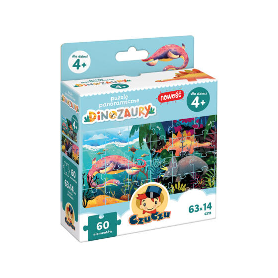 CzuCzu 6843761 Puzle 60 gab. Dinozauri 4+