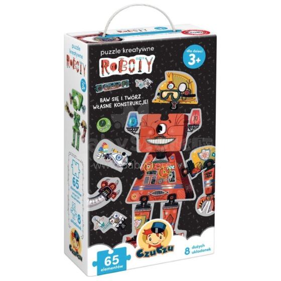 CzuCzu 6843762 Puzzle 65 pcs Robots 3+