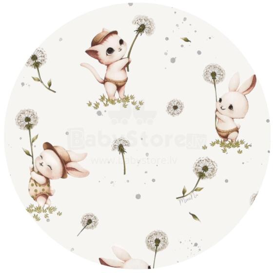 KIECZMERSKI Baby cocoon MIMINU SOFT Cats 100% cotton