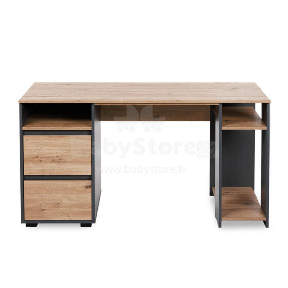 LITTLE SKY by KLUPŚ Desk DALIA anthracite-oak