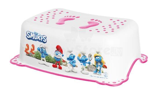 MALTEX Footstool 2K Smurfs white/pink