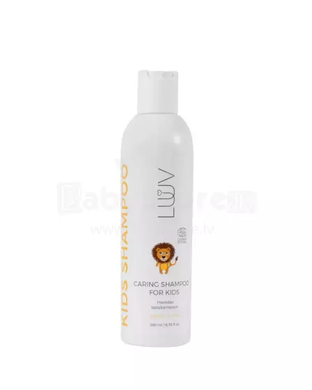 Luuv Kids Shampoo Art.237233 Bērnu natūrals  šampūns, vaniļas aromāts 200ml