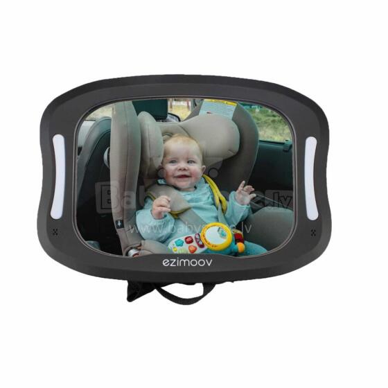 Ezimoov Led Mirror Art.EZ-1101 Bērnu novērošanas spogulis mašīnā ar LED gaismu.