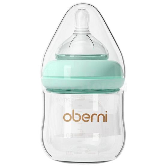Oberni Anti-Colic Glass Baby Bottle Art.237437 Blue