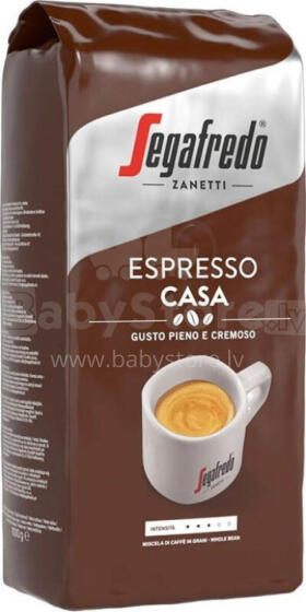 Segafredo Zanetti Espresso Casa veselu pupiņu kafija 1 kg