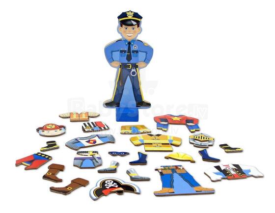 Melissa&Doug Magnetic Dress Up Art.13550 Magnētisko apģerbu komplekts Saģērb mani