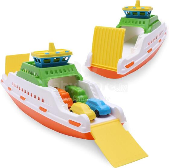 Toyland® Ferry Boat Art.237560 Игровой набор Лодка с машинками